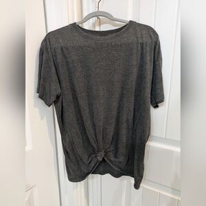 Gray Knotted T-Shirt, Juniors 11-13